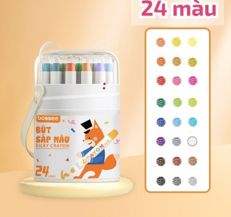 Bút sáp màu lụa SILKY CRAYON