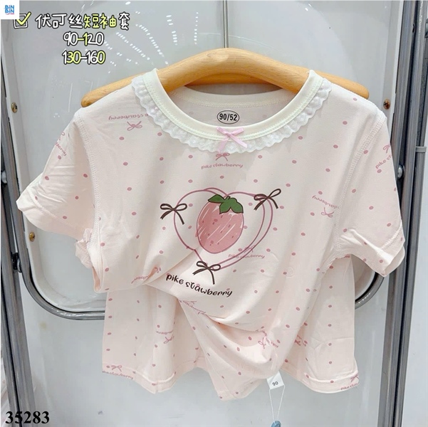 35283- Bộ tencel TN tim dâu