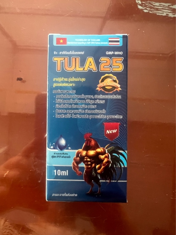TULA25 khẹc, sổ mũi, phù đầu, bọt mắt