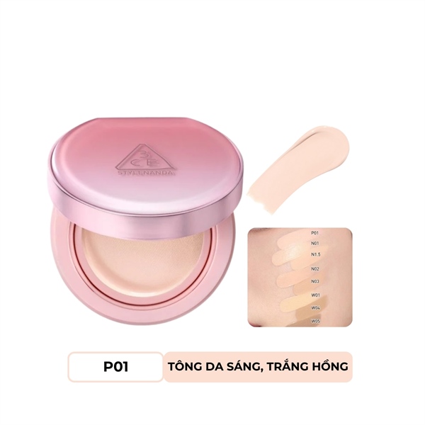 [CTY] Phấn Nước 3CE Fitting Mesh Cover Cushion 11g