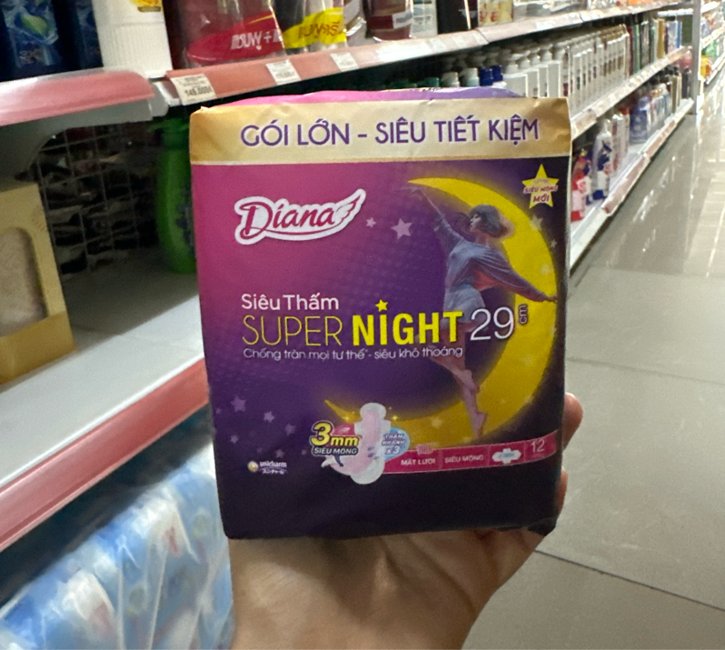 BVS Diana siêu thấm Supernight 12m - 29cm