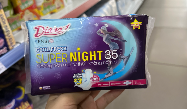 BVS Diana Sensi Cool Fresh Đêm 35cm - 3m