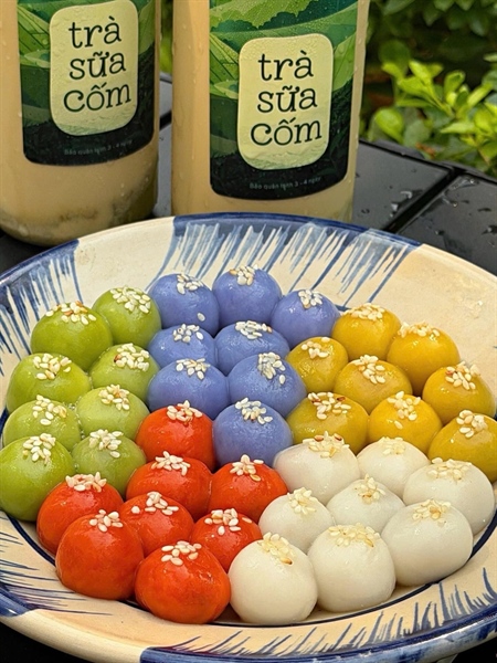 Set bột bánh trôi ngũ sắc