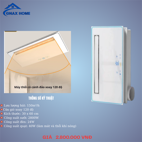 Điều hòa phòng tắm GN-DH600SE-172