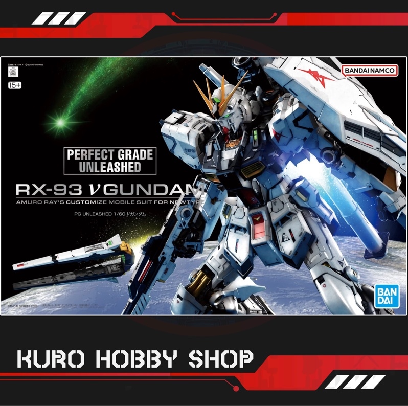 PGU Unleashed 1/60 RX-93 Nu Gundam - Mô Hình Lắp Ráp Bandai