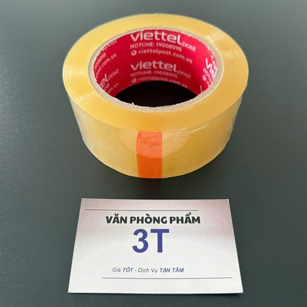 Băng keo trong 46.5mm x dày keo hơn 15mm x 50 mic