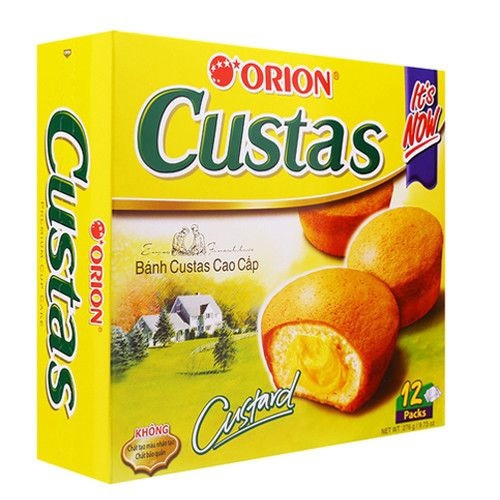 Bánh trứng Custas Orion 12 cái / hộp