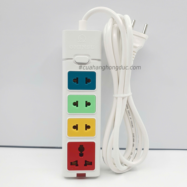 Ổ Cắm Điện 4 Lỗ 2500W Dòng S 4ST OMINSU