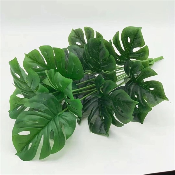 Cây 18 lá - rách xanh tuyền - Cây - Hoa Lụa Vân Vượng