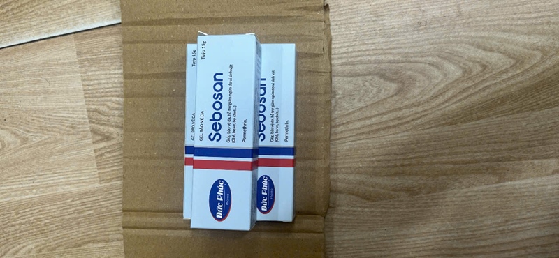 Gel bảo vệ da, Sebosan 15G NSX: Việt Nam