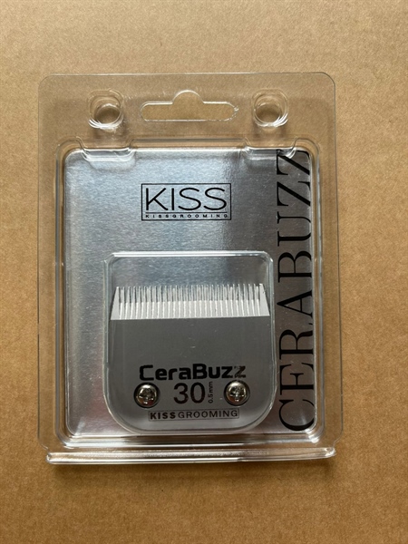 Lưỡi tông đơ A-series, bằng thép carbon, cữ 0.5mm, Hiệu Kiss Grooming, Model KBC-30#-KISS-0.5mm