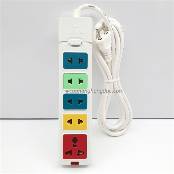 Ổ Cắm Điện 5 Lỗ 2500W Dòng S 5ST OMINSU