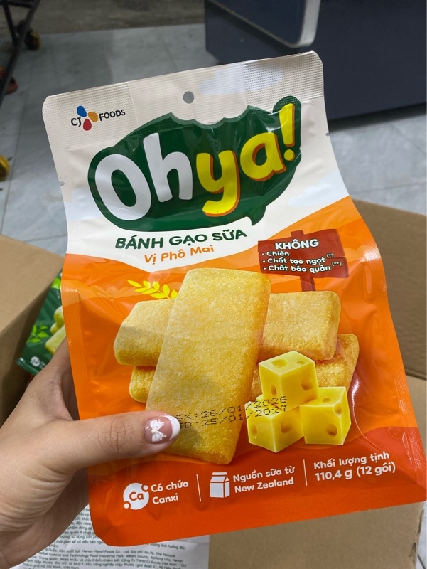 Bánh gạo sữa vị phô mai 110,4g