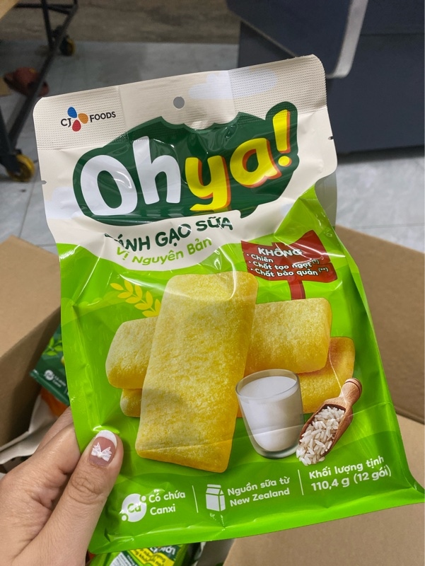 Bánh gạo sữa Vị Nguyên bản 110,4g