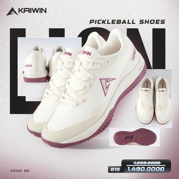 Giền Pickleball - GIÀY PICKLEBALL KAIWIN LION