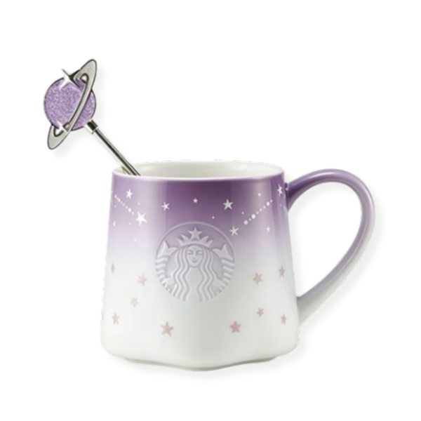 SM26_Purple Night Galaxy Jingdezhen Mug