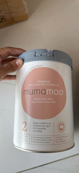 Hàng Úc-Sữa Bột Mumamoo số 2 (6-12M) 800g
