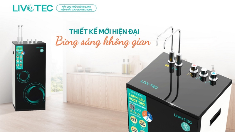Máy lọc nước nóng lạnh Livotec