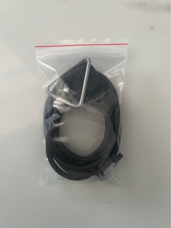 DÂY DẪN GÀ cao su đen 2m