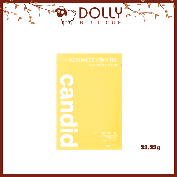 Mặt Nạ Dưỡng Sáng Da Candid Niacinamide Vitamin C Water Gel Mask 22g