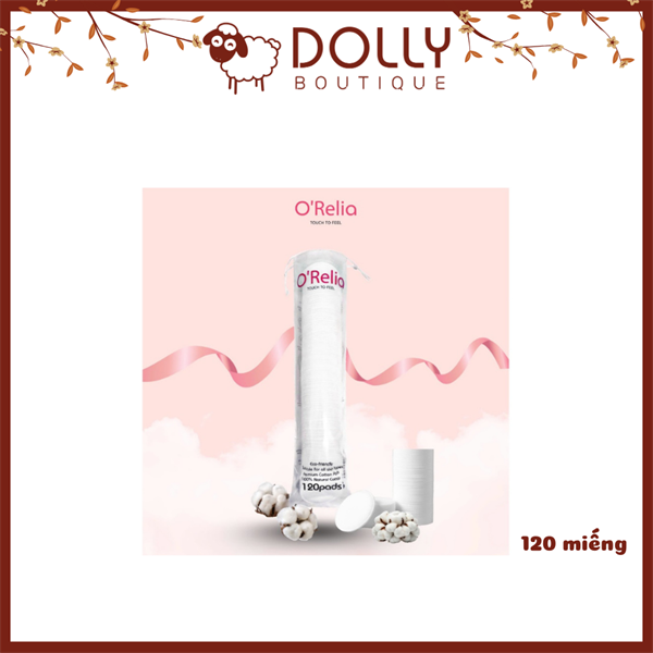 Bông tẩy trang O'Relia gói 120 pcs