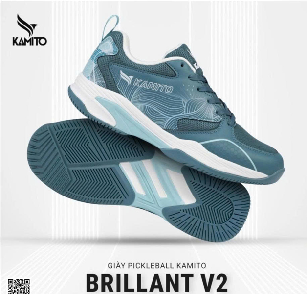 Giền Pickleball - Giày Pickleball Kamito Brillant V2