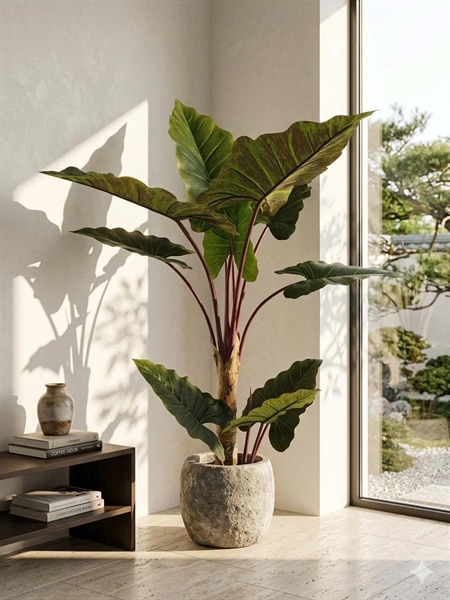 Cây khoai nước 1,2m - Cây - Hoa Lụa Vân Vượng