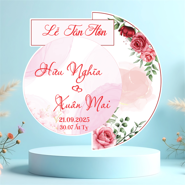 Basic 3mm - Bảng Bán Nguyệt 50x50