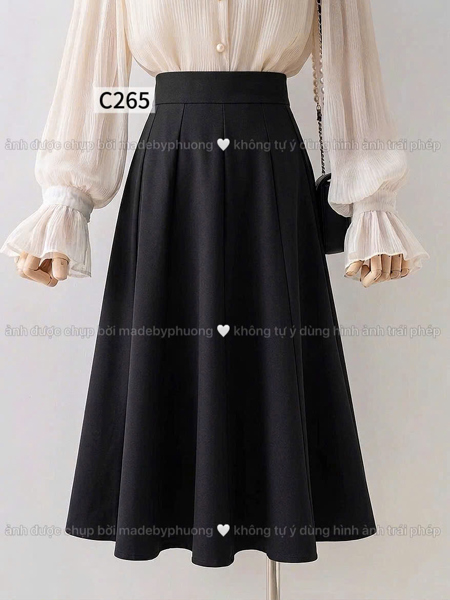 CV chân váy 8 mảnh dài 75cm , có chun lưng