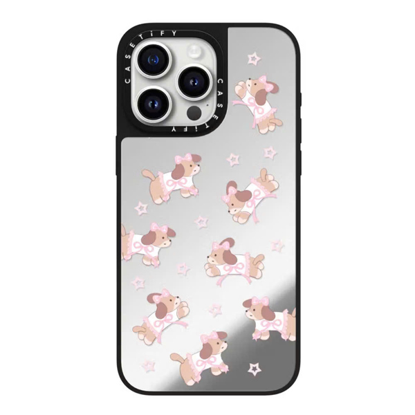 Case Gương Cún Nơ Hồng - 13/14