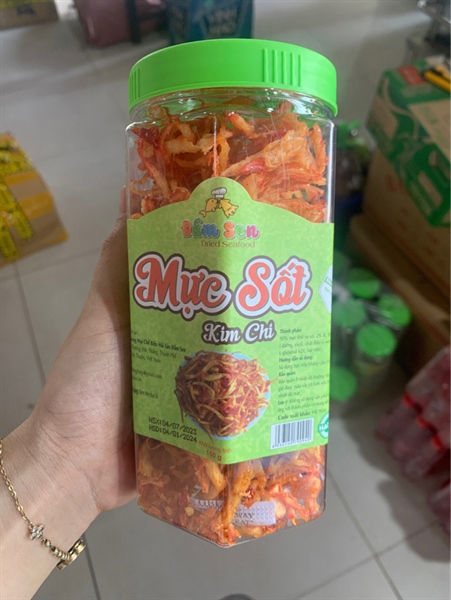 Mực sốt kim Chi Đầm Sen 150g