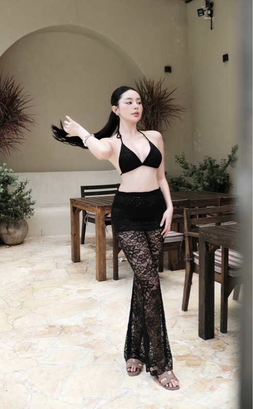 BKN kèm quần ren ĐEN