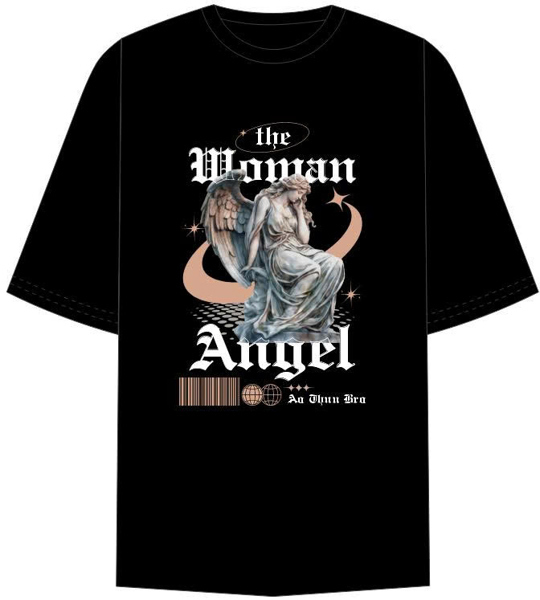 Áo thun Thiên Thần Nữ| OverSize Unisex Nam Nữ