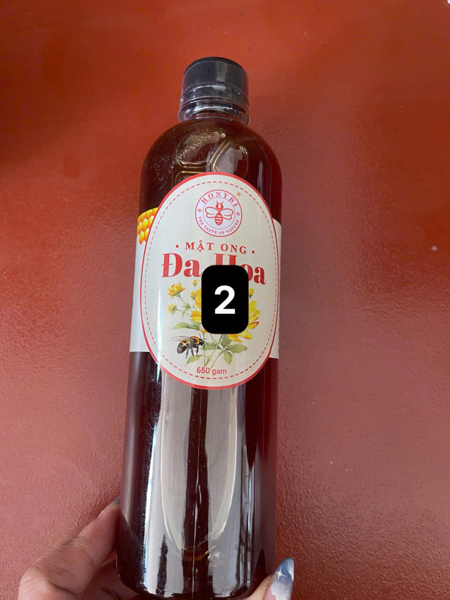Mật ong đa hoa honybi 500ml/650G