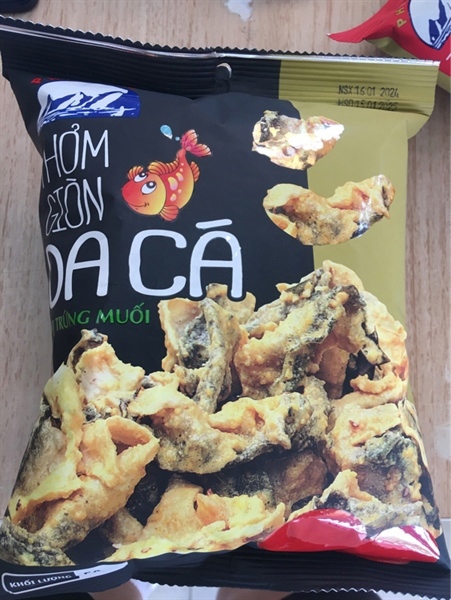 snack Da cá vị chanh muối 50g crispy