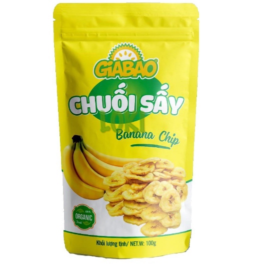 Chuối sấy Gia Bảo 100g