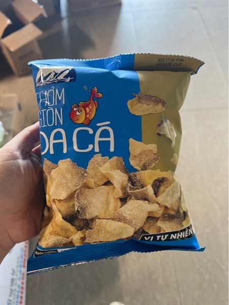 snack da cá vị Tự Nhiên 50g crispy fish skin