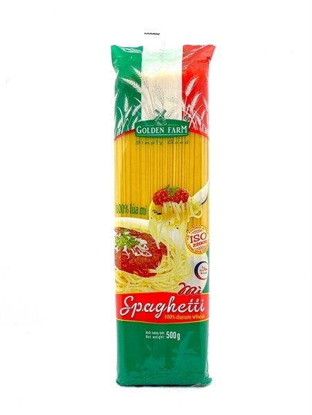 Mỳ ý spagheti Golden Farm 500g