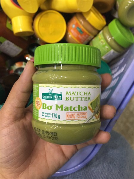 Bơ Matcha Golden Farm 170g