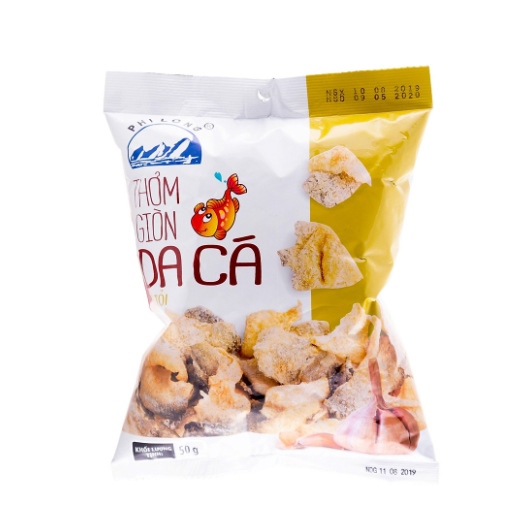 snack Da cá vị tỏi 50g