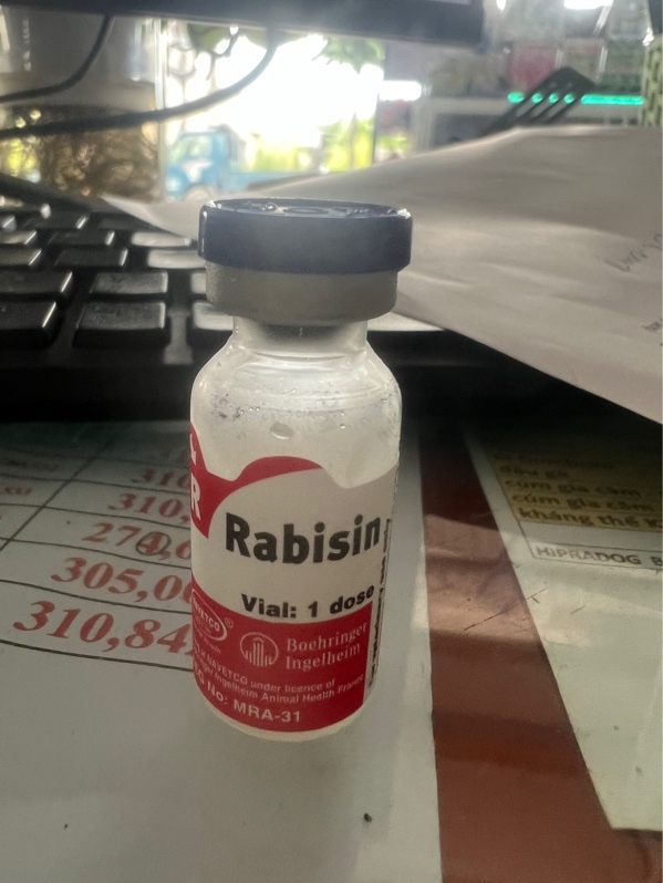 vác xin ngừa chó dại Rabisin
