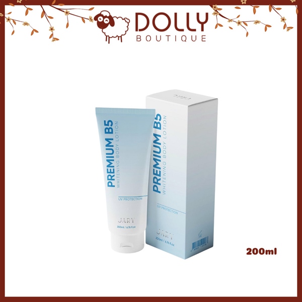 KEM DƯỠNG TRẮNG DA BODY B5 JARY PREMIUM B5 WHITENING BODY LOTION 200ML