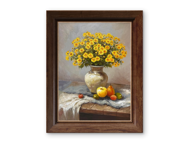 Bình hoa cúc - Thanh Thảo - 60x80 cm