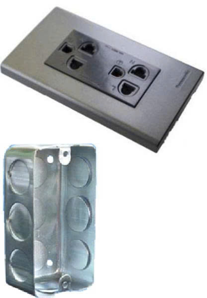 Ổ cắm 16A 250V + Đế âm sắt WEV1582-7MYZTDH00