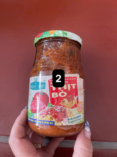 Xốt mì spaghetti thịt bò Golden Farm 370g