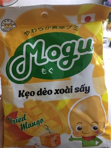 Kẹo dẻo Mogu vị xoài sấy 100g