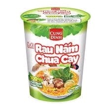Mì ly Cung Đình chay