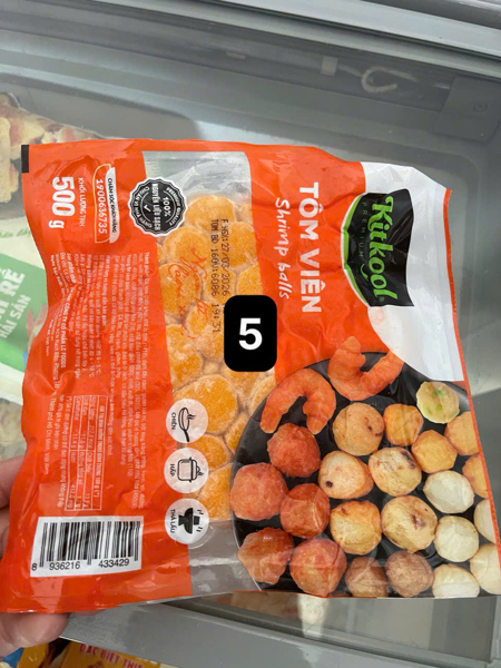 Tôm viên kitkool 500g