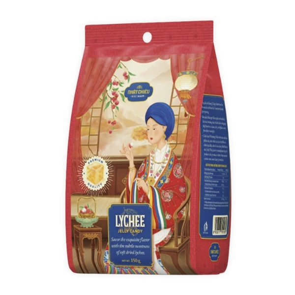 Kẹo dẻo Nhật chiêu vị vải sấy 150g