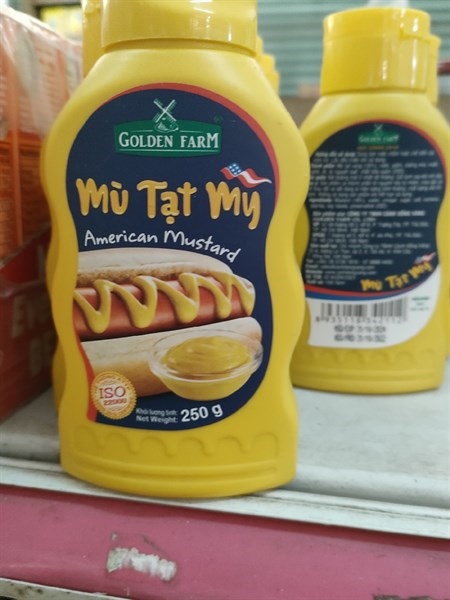 Mù tạt Mỹ Golden farm 250g